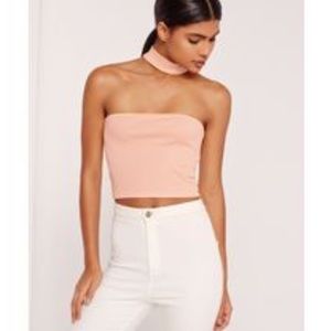 NWT Missguided Choker Tubetop